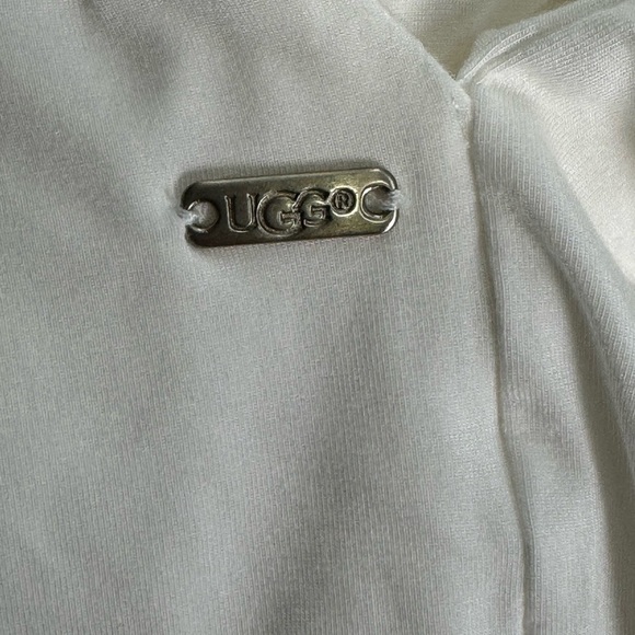 UGG Kami Ivory White Faux Wrap Buttery Soft Romper Size XL - Picture 5 of 7